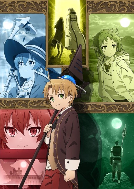 Mushoku Tensei Season 1 official promotional art featuring Rudeus Greyrat