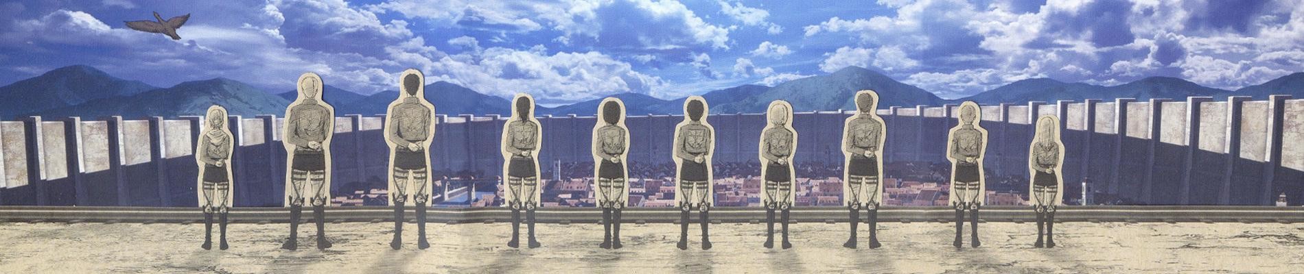 Attack on Titan Season 1 official promotional artwork